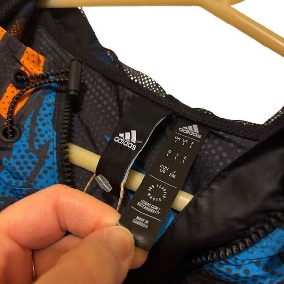 Adidas Multi Sport Size Large Zip Up Windbreaker *New* - Picture 2 of 7
